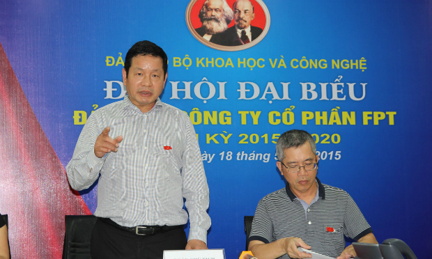 Bí thư Đảng ủy FPT Trương Gia Bình nhấn mạnh, mỗi Đảng viên phải hướng về các mục tiêu mà Đảng bộ cấp trên đã giao phó.