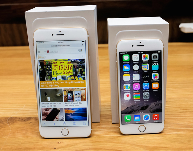 iPhone 6 và iPhone 6 Plus liên tục thay phiên nhau và đứng ở vị trí nhất nhì về doanh thu bán hàng, sức mua của người tiêu dùng nhiều tháng qua.
