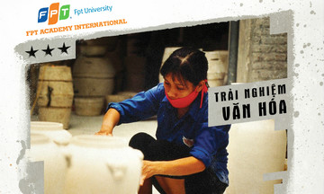 Tập làm gốm ở Bát Tràng