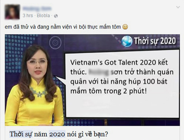 Trở thành hiện tượng của Vietnam's GotTalent 2020.