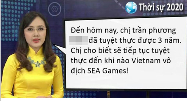 Quyết tâm tuyệt thực vì Việt Nam vẫn không thể vô địch SEA Games sau nhiều năm mòn mỏi đợi chờ.