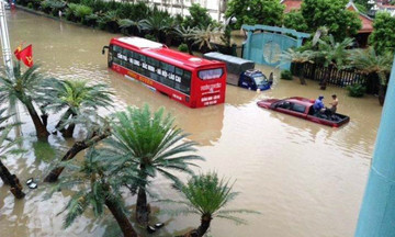 Mưa lớn gây thiệt hại cho FPT Telecom và FPT Shop Quảng Ninh