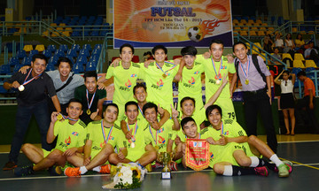 Binh đoàn Hệ thống Thông tin xưng vương Futsal FPT HCM