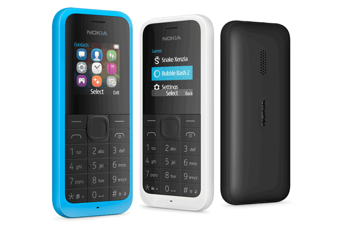 <p class="Normal"> <strong>Nokia 105 (bản 2015) - 400.000 đồng</strong></p> <p class="Normal"> Nokia 105 bản mới năm nay được thiết kế lại trông tròn trịa và cân đối hơn phiên bản ra hai năm trước. Phần loa ngoài ở mặt sau cũng được làm to, giúp cho âm lượng phát ra lớn hơn.</p> <p class="Normal"> Điểm nổi bật ở chiếc điện thoại giá rẻ của Nokia là thời gian dùng pin rất lâu khi có thời gian chờ lên tới 1 tháng theo lý thuyết. Thời gian đàm thoại liên tục lên tới 15 giờ. Danh bạ của máy cho phép lưu 2.000 số, con số đủ lớn với hầu hết người dùng hiện giờ.</p>