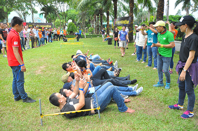 <p> Trò chơi giúp tinh thần đoàn kết của các đội được phát huy mạnh mẽ nhất. </p>