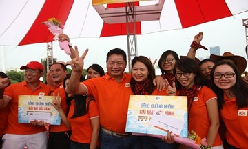 FPT Telecom giành giải Nhất diễu hành Hội thao ở Hà Nội