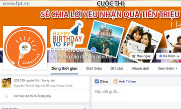 Facebook xác thực fanpage FPT Telecom ‘chính chủ’