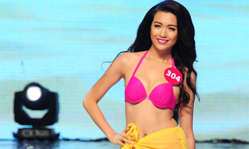 Nữ sinh FPT diện bikini ở Hoa hậu Hoàn vũ