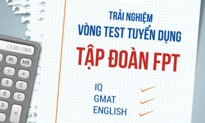 Ứng tuyển FPT bằng bài test tuyển dụng