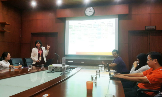 Chương trình do FIM phối hợp với Ban Đảm bảo chất lượng FPT (FQA) và Chuyên gia bảo mật thông tin (ISMS) của FPT Software Trịnh Thị Hiền tổ chức.