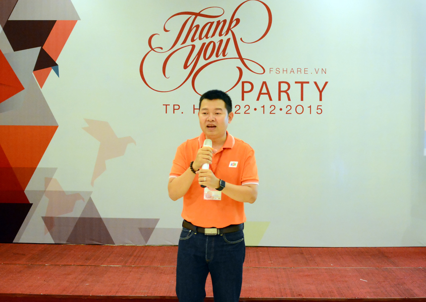 <p> Anh Trương Gia Bảo, Giám đốc dự án Fshare, gửi lời cảm ơn đến các đối tác đã luôn tin tưởng và đồng hành cùng Fshare trong những năm qua. Đây là phần thưởng lớn lao để Fshare ngày càng hoàn thiện và phát triển hơn nữa trong thời gian tới. </p> <p> </p>