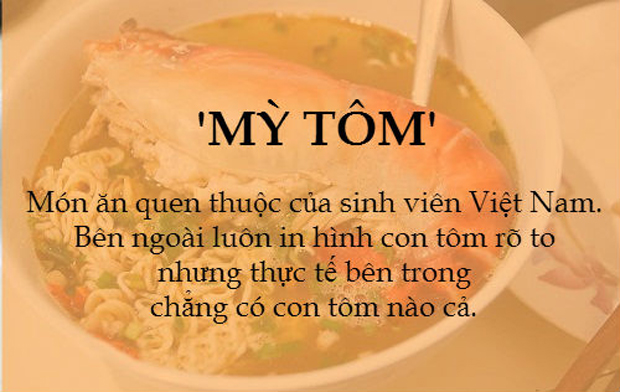 Mỳ tôm nhưng đôi khi có vị bò, gà, heo, nấm,...