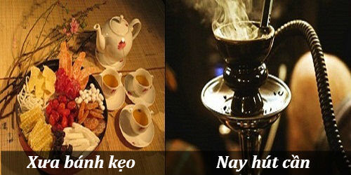 <p> Tết xưa bánh kẹo nước chè. Tết nay chúng nó nhăm nhe hút cần.</p>