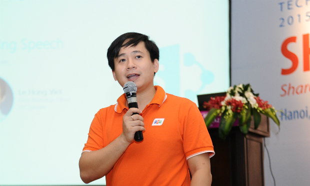 Giám đốc Công nghệ FPT Lê Hồng Việt tin tưởng, năm 2016, Công nghệ sẽ đi vào thực tiễn FPT.