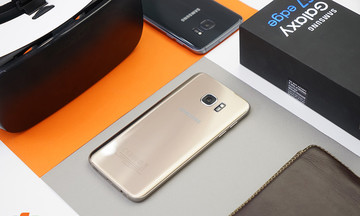 'Đập hộp' Galaxy S7 Edge Gold Platinum chính hãng tại FPT Shop