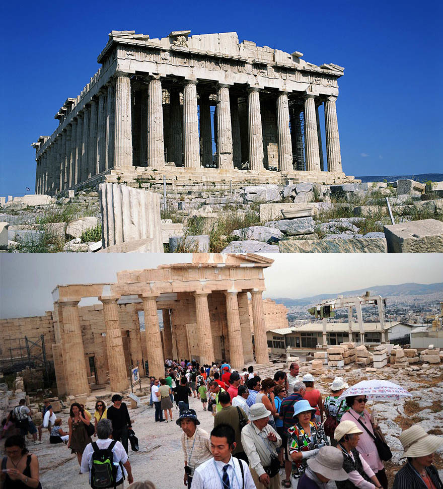 <p> Tham quan thành cổ Acropolis, Athens, Hy Lạp.</p>
