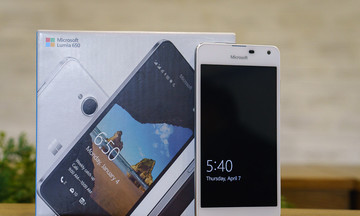 Lumia 650 thiết kế đẹp giá rẻ tại FPT Shop