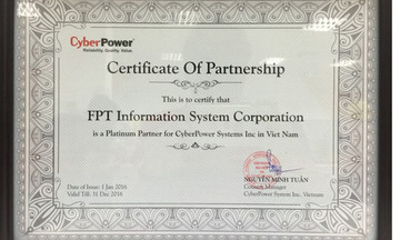 FPT là đối tác Bạch kim của CyberPower tại Việt Nam