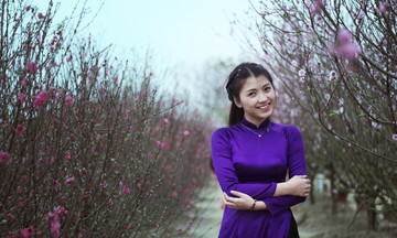 Thí sinh Hoa hậu Biển Việt Nam nền nã với áo dài