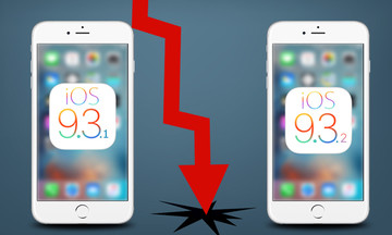 Apple chính thức phát hành iOS 9.3.2