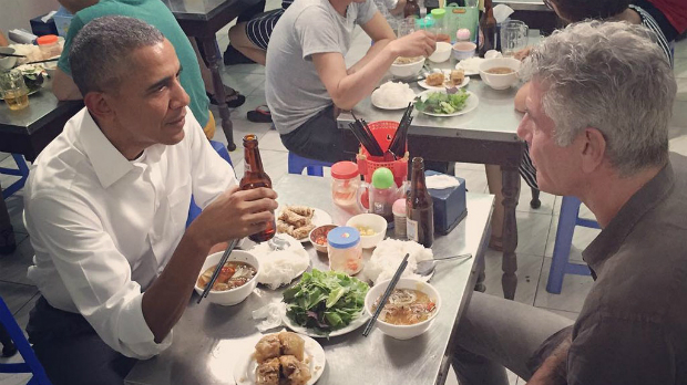 Anthony chia sẻ trên trang cá nhân về bữa tối với Tổng thống Obama: