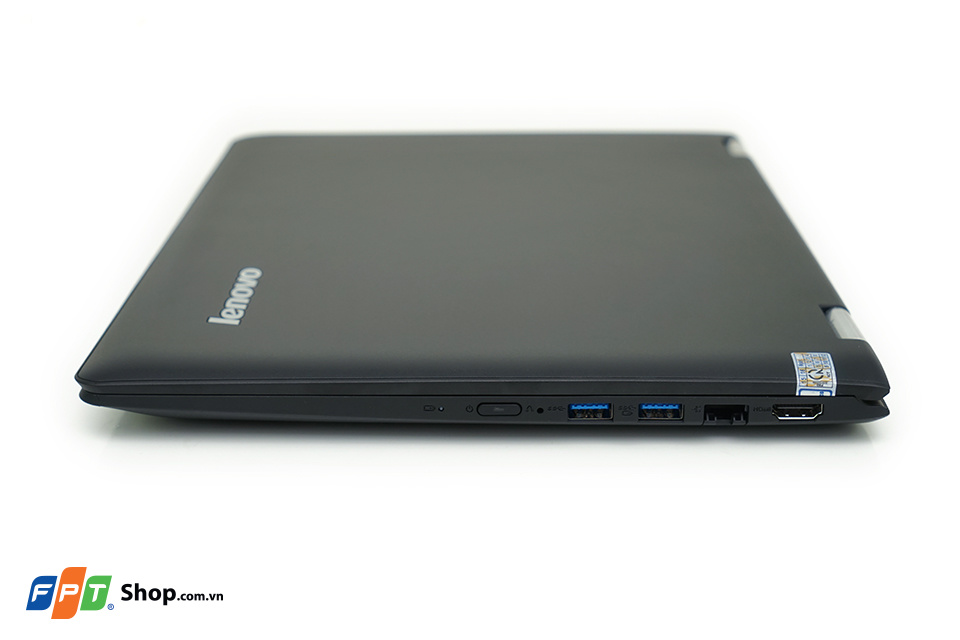 <p> Giống như các mẫu laptop thông dụng hiện nay, Lenovo Yoga 500 -14ISK cũng được trang bị  rất đầy đủ các cổng kết nối như HDMI, LAN, USB 2.0, USB 3.0 để kết nối máy với các thiết bị ngoại vi. Đặc biệt, một cổng USB còn cho phép người dùng kết nối để cho các thiết bị di động như smartphone, tablet kể cả khi máy đã tắt nguồn.</p>