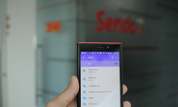 Sendo.vn check-in bằng Wi-fi