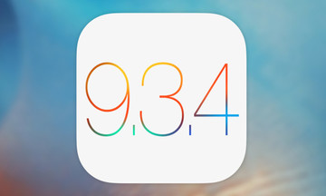 Apple phát hành iOS 9.3.4 với nâng cấp bảo mật quan trọng