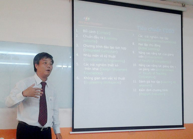 Anh Huỳnh Văn Bảy sẽ đại diện FPT Polytechnic trình bày tham luận về CDIO.