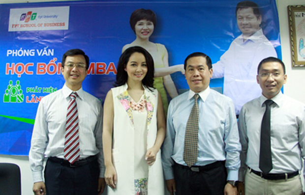 Chị Mai Thu Huyền là một trong số 16 ứng viên tham gia vòng phỏng vấn tại TP HCM.