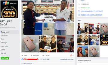 Xuất hiện fanpage giả mạo FPT Shop, lừa bán iPhone 6s giá 89.000 đồng