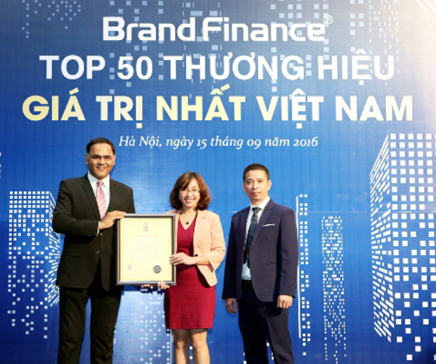 Năm thứ hai liên tiếp FPT có tên trong danh sách Top 50 thương hiệu giá trị nhất.