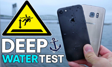 Đọ khả năng chống nước giữa iPhone 7 với Samsung Galaxy S7