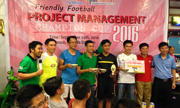 Quản trị dự án Đà Nẵng vô địch giải bóng đá PM Contest 2016