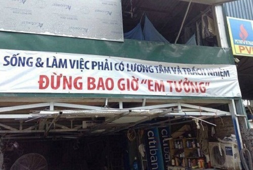 <p> Hai tiếng 'Em tưởng' không bao giờ có giá trị.</p>