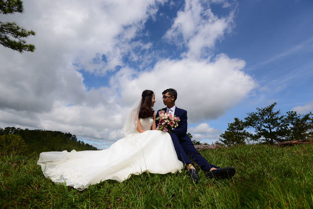 <p class="Normal"> Bộ ảnh cưới được đôi bạn trẻ chụp ở Đà Lạt và đảo Phú Quý.</p>