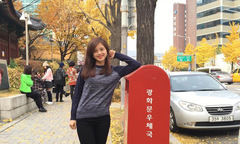 Người đẹp phòng Tuyển sinh vi vu ở Hàn Quốc