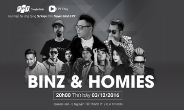 Binz & Homies thôi miên tín đồ rap