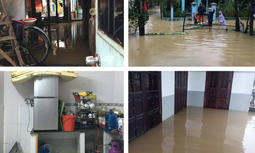 Nhiều nhà CBNV miền Trung bị ngập nước
