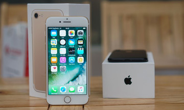iPhone 7 chính hãng giảm giá cả triệu đồng dịp cuối năm