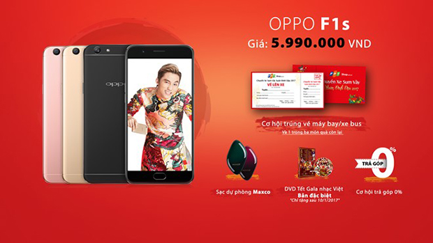 Nhận vé về nhà đón Tết cùng nhiều phần quà tiện ích khi mua Oppo tại FPT Shop.