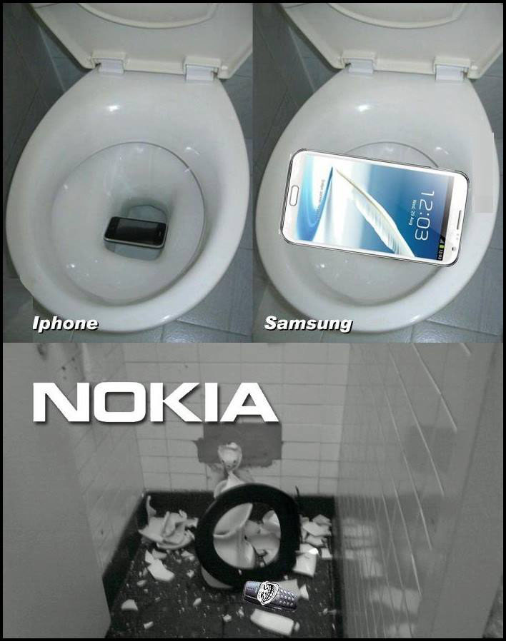 <p> Đừng đùa với huyền thoại Nokia.</p>