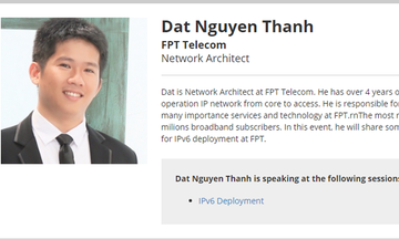 Chuyên gia công nghệ 9x FPT Telecom là diễn giả tại APRICOT 2017