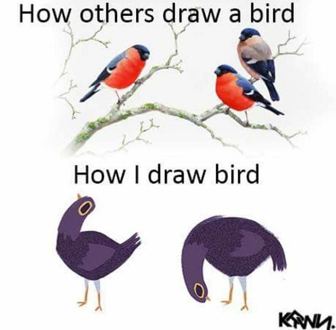 <p style="text-align:justify;"> Sự xuất hiện của chú chim màu tím khiến những loài chim khác không vui.</p>