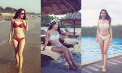 Người đẹp Phân phối 'đốt ánh nhìn' với bikini hai mảnh gợi cảm