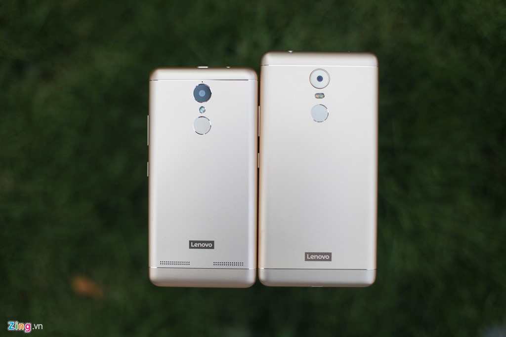 <p> Cả hai cùng dùng thiết kế kim loại nguyên khối như nhiều dòng sản phẩm smartphone tầm trung, trang bị cảm biến vân tay đặt dưới cụm camera. </p>
