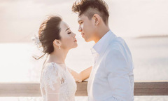 Miss FU khoe vẻ đẹp cô dâu ở xứ chuột túi