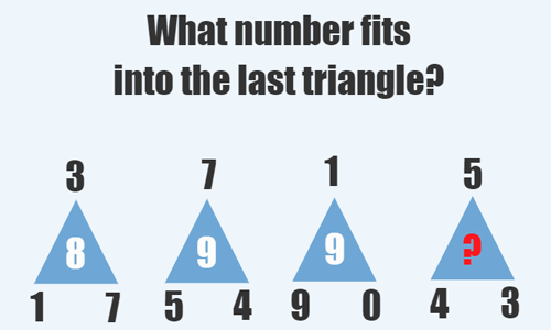 Bạn có đủ sự tỉnh táo để nhận ra quy luật của các dãy số trên và tìm ra con số duy nhất còn thiếu không?