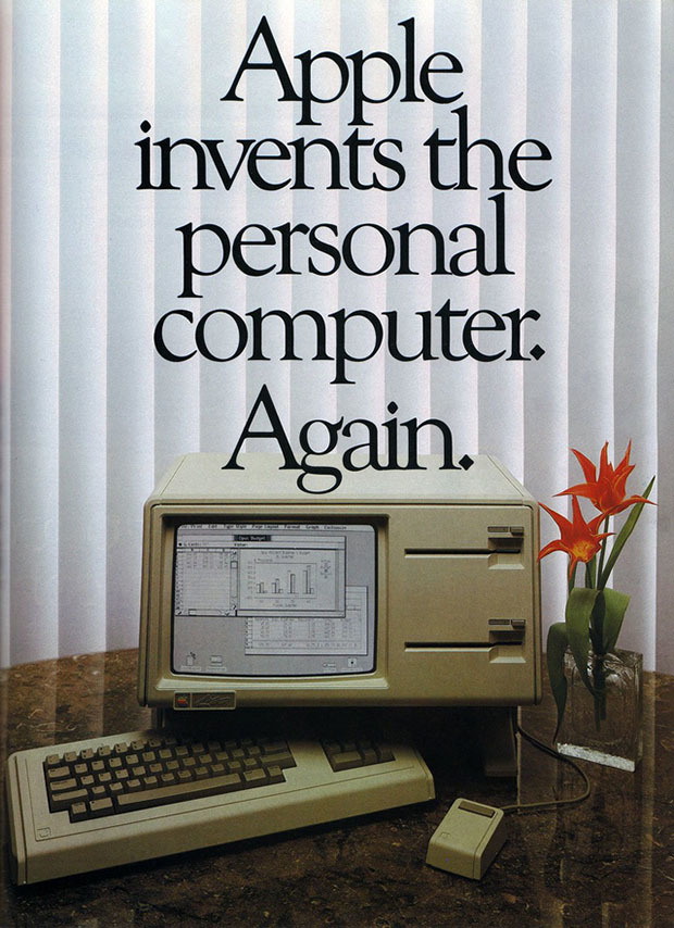 <p class="Normal"> Sau khi được khai sáng bởi Xerox PARC, Steve Jobs quyết định làm nên một cuộc "đại cách mạng" cho sản phẩm của Apple, với sự xuất hiện của GUI - giao diện tương tác người dùng, tương tự như những gì đang xuất hiện trên các thế hệ máy tính hiện nay. Kết quả là sự ra đời của chiếc máy tính Lisa vào năm 1983. Không may mắn là doanh số của Lisa lại thấp thảm hại, lý do chính đến từ giá bán quá cao vào thời điểm đó trong khi các phần mềm hỗ trợ <span>không được tối ưu.</span></p>
