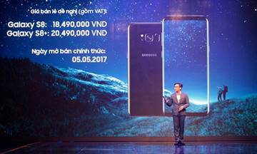 Galaxy S8/S8 Plus ra mắt tại Việt Nam, giá rẻ hơn dự kiến
